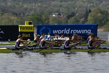 2024-04-12 - Women's Four: the start - WORLD ROWING CUP - ROWING - OTHER SPORTS