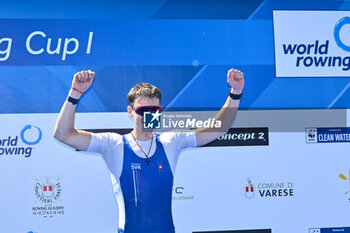 2024-04-13 - Lightweight Men's Single Sculls Final :Peter Strecansky (SVK) third place - WORLD ROWING CUP - ROWING - OTHER SPORTS