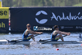 2024-04-13 - Lightweight Men's Double Sculls: Niels Torre - Giovanni Borgonovo (ITA) - WORLD ROWING CUP - ROWING - OTHER SPORTS