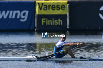 2024-04-13 - Men's Single Sculls Final E: Marco Prati (ITA) the winner - WORLD ROWING CUP - ROWING - OTHER SPORTS