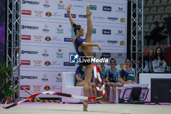 2024-02-18 - Alba Bautista of Kinesis SSD during Rhythmic Gymnastics FGI Serie A1 2024 at PalaTricalle, Chieti, Italy on February 17, 2024 - RHYTHMIC GYMNASTIC - SERIE A1/A2 - GYMNASTICS - OTHER SPORTS