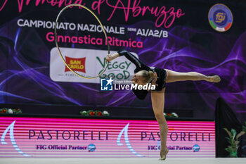 2024-02-18 - Viktoriia Onopriienko of Armonia D'Abruzzo during Rhythmic Gymnastics FGI Serie A1 2024 at PalaTricalle, Chieti, Italy on February 17, 2024 - RHYTHMIC GYMNASTIC - SERIE A1/A2 - GYMNASTICS - OTHER SPORTS