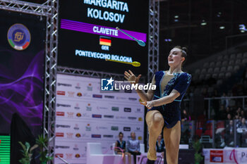 2024-02-18 - Margarita Kolosov of Polisportiva Pontevecchio Bologna during Rhythmic Gymnastics FGI Serie A1 2024 at PalaTricalle, Chieti, Italy on February 17, 2024 - RHYTHMIC GYMNASTIC - SERIE A1/A2 - GYMNASTICS - OTHER SPORTS
