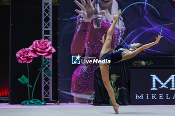 2024-02-18 - Anastasia Simakova of A.S. Udinese seen during Rhythmic Gymnastics FGI Serie A1 2024 at PalaTricalle, Chieti, Italy on February 17, 2024 - RHYTHMIC GYMNASTIC - SERIE A1/A2 - GYMNASTICS - OTHER SPORTS