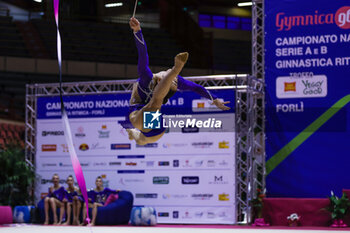 2024-03-03 - Polina Berezina of Braccio Fortebraccio Perugia during Rhythmic Gymnastics FGI Serie A 2024 at Unieuro Arena, Forlì, Italy on March 02, 2024 - RHYTHMIC GYMNASTIC - SERIE A1/A2 - GYMNASTICS - OTHER SPORTS