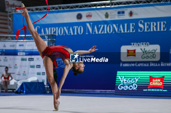 2024-03-17 - Sofia Raffaeli of Ginnastica Fabriano during Rhythmic Gymnastics FGI Serie A 2024 at PalaPrometeo, Ancona, Italy on March 16, 2024 - RHYTHMIC GYMNASTIC - SERIE A1/A2 - GYMNASTICS - OTHER SPORTS