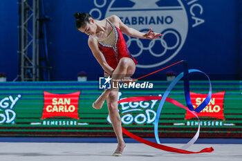 2024-03-17 - Sofia Raffaeli of Ginnastica Fabriano during Rhythmic Gymnastics FGI Serie A 2024 at PalaPrometeo, Ancona, Italy on March 16, 2024 - RHYTHMIC GYMNASTIC - SERIE A1/A2 - GYMNASTICS - OTHER SPORTS