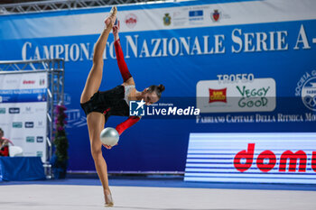 2024-03-17 - Takhmina Ikromova of Ginnastica Ritmica Albachiara during Rhythmic Gymnastics FGI Serie A 2024 at PalaPrometeo, Ancona, Italy on March 16, 2024 - RHYTHMIC GYMNASTIC - SERIE A1/A2 - GYMNASTICS - OTHER SPORTS