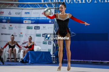 2024-03-17 - Takhmina Ikromova of Ginnastica Ritmica Albachiara during Rhythmic Gymnastics FGI Serie A 2024 at PalaPrometeo, Ancona, Italy on March 16, 2024 - RHYTHMIC GYMNASTIC - SERIE A1/A2 - GYMNASTICS - OTHER SPORTS