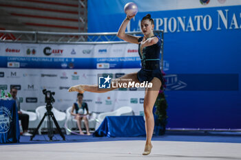 2024-03-17 - Margarita Kolosov of Polisportiva Pontevecchio Bologna during Rhythmic Gymnastics FGI Serie A 2024 at PalaPrometeo, Ancona, Italy on March 16, 2024 - RHYTHMIC GYMNASTIC - SERIE A1/A2 - GYMNASTICS - OTHER SPORTS