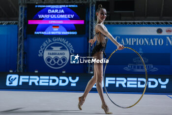 2024-03-17 - Darja Varfolomeev of Raffaelo Motto Viareggio during Rhythmic Gymnastics FGI Serie A 2024 at PalaPrometeo, Ancona, Italy on March 16, 2024 - RHYTHMIC GYMNASTIC - SERIE A1/A2 - GYMNASTICS - OTHER SPORTS