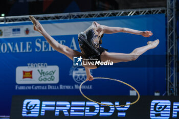 2024-03-17 - Darja Varfolomeev of Raffaelo Motto Viareggio during Rhythmic Gymnastics FGI Serie A 2024 at PalaPrometeo, Ancona, Italy on March 16, 2024 - RHYTHMIC GYMNASTIC - SERIE A1/A2 - GYMNASTICS - OTHER SPORTS