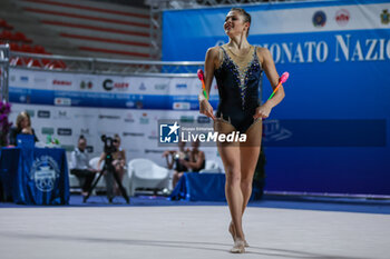 2024-03-17 - Anastasia Simakova of A.S. Udinese during Rhythmic Gymnastics FGI Serie A 2024 at PalaPrometeo, Ancona, Italy on March 16, 2024 - RHYTHMIC GYMNASTIC - SERIE A1/A2 - GYMNASTICS - OTHER SPORTS
