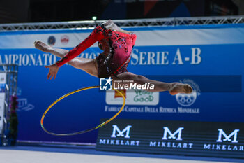 2024-03-17 - Lada Pusch of San Giorgio 79 Desio during Rhythmic Gymnastics FGI Serie A 2024 at PalaPrometeo, Ancona, Italy on March 16, 2024 - RHYTHMIC GYMNASTIC - SERIE A1/A2 - GYMNASTICS - OTHER SPORTS