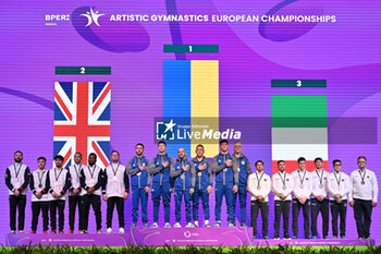 28/04/2024 - TEAM FINAL: Gold Ukraine, Silver Great Britain, Bronze Italy - EUROPEAN ARTISTIC GYMNASTIC CHAMPIONSHIPS - MEN - GINNASTICA - ALTRO