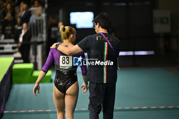 2024-05-04 - Alice D'Amato (ITA) and the coach Marco Campodonico - EUROPEAN ARTISTIC GYMNASTIC CHAMPIONSHIPS - WOMEN - GYMNASTICS - OTHER SPORTS