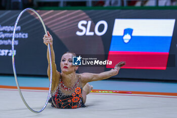 2024-05-26 - Ekaterina Vedeneeva (SLO) during 40th European Rhythmic Gymnastics Championships Budapest 2024 at Papp Laszlo Budapest Sportarena, Budapest, Hungary on May 26, 2024 - 40TH EUROPEAN RHYTHMIC CHAMPIONSHIPS SENIOR INDIVIDUALS & GROUPS AND JUNIOR INDIVIDUALS - GYMNASTICS - OTHER SPORTS