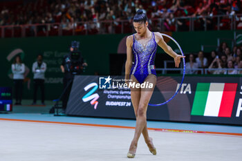 2024-05-26 - Sofia Raffaeli (ITA) during 40th European Rhythmic Gymnastics Championships Budapest 2024 at Papp Laszlo Budapest Sportarena, Budapest, Hungary on May 26, 2024 - 40TH EUROPEAN RHYTHMIC CHAMPIONSHIPS SENIOR INDIVIDUALS & GROUPS AND JUNIOR INDIVIDUALS - GYMNASTICS - OTHER SPORTS