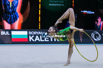 2024-05-26 - Boryana Kaleyn (BUL) during 40th European Rhythmic Gymnastics Championships Budapest 2024 at Papp Laszlo Budapest Sportarena, Budapest, Hungary on May 26, 2024 - 40TH EUROPEAN RHYTHMIC CHAMPIONSHIPS SENIOR INDIVIDUALS & GROUPS AND JUNIOR INDIVIDUALS - GYMNASTICS - OTHER SPORTS