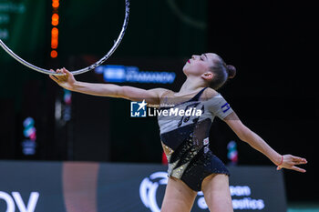 2024-05-26 - Daria Atamanov (ISR) during 40th European Rhythmic Gymnastics Championships Budapest 2024 at Papp Laszlo Budapest Sportarena, Budapest, Hungary on May 26, 2024 - 40TH EUROPEAN RHYTHMIC CHAMPIONSHIPS SENIOR INDIVIDUALS & GROUPS AND JUNIOR INDIVIDUALS - GYMNASTICS - OTHER SPORTS