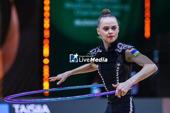 2024-05-26 - Taisiia Onofriichuk (UKR) during 40th European Rhythmic Gymnastics Championships Budapest 2024 at Papp Laszlo Budapest Sportarena, Budapest, Hungary on May 26, 2024 - 40TH EUROPEAN RHYTHMIC CHAMPIONSHIPS SENIOR INDIVIDUALS & GROUPS AND JUNIOR INDIVIDUALS - GYMNASTICS - OTHER SPORTS