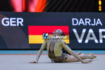 2024-05-26 - Darja Varfolomeev (GER) during 40th European Rhythmic Gymnastics Championships Budapest 2024 at Papp Laszlo Budapest Sportarena, Budapest, Hungary on May 26, 2024 - 40TH EUROPEAN RHYTHMIC CHAMPIONSHIPS SENIOR INDIVIDUALS & GROUPS AND JUNIOR INDIVIDUALS - GYMNASTICS - OTHER SPORTS