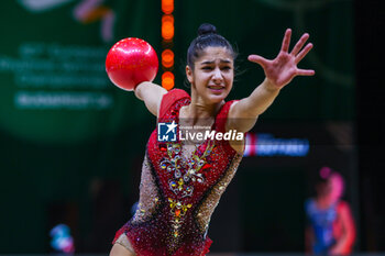 2024-05-26 - Sofia Raffaeli (ITA) during 40th European Rhythmic Gymnastics Championships Budapest 2024 at Papp Laszlo Budapest Sportarena, Budapest, Hungary on May 26, 2024 - 40TH EUROPEAN RHYTHMIC CHAMPIONSHIPS SENIOR INDIVIDUALS & GROUPS AND JUNIOR INDIVIDUALS - GYMNASTICS - OTHER SPORTS