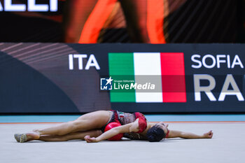 2024-05-26 - Sofia Raffaeli (ITA) during 40th European Rhythmic Gymnastics Championships Budapest 2024 at Papp Laszlo Budapest Sportarena, Budapest, Hungary on May 26, 2024 - 40TH EUROPEAN RHYTHMIC CHAMPIONSHIPS SENIOR INDIVIDUALS & GROUPS AND JUNIOR INDIVIDUALS - GYMNASTICS - OTHER SPORTS