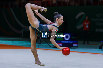 2024-05-26 - Fanni Pigniczki (HUN) during 40th European Rhythmic Gymnastics Championships Budapest 2024 at Papp Laszlo Budapest Sportarena, Budapest, Hungary on May 26, 2024 - 40TH EUROPEAN RHYTHMIC CHAMPIONSHIPS SENIOR INDIVIDUALS & GROUPS AND JUNIOR INDIVIDUALS - GYMNASTICS - OTHER SPORTS