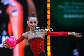 2024-05-26 - Taisiia Onofriichuk (UKR) during 40th European Rhythmic Gymnastics Championships Budapest 2024 at Papp Laszlo Budapest Sportarena, Budapest, Hungary on May 26, 2024 - 40TH EUROPEAN RHYTHMIC CHAMPIONSHIPS SENIOR INDIVIDUALS & GROUPS AND JUNIOR INDIVIDUALS - GYMNASTICS - OTHER SPORTS