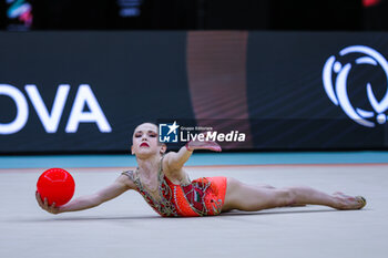 2024-05-26 - Stiliana Nikolova (BUL) during 40th European Rhythmic Gymnastics Championships Budapest 2024 at Papp Laszlo Budapest Sportarena, Budapest, Hungary on May 26, 2024 - 40TH EUROPEAN RHYTHMIC CHAMPIONSHIPS SENIOR INDIVIDUALS & GROUPS AND JUNIOR INDIVIDUALS - GYMNASTICS - OTHER SPORTS