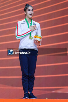 2024-05-26 - Sofia Raffaeli (ITA) gold medal at Finals Ball Senior during 40th European Rhythmic Gymnastics Championships Budapest 2024 at Papp Laszlo Budapest Sportarena, Budapest, Hungary on May 26, 2024 - 40TH EUROPEAN RHYTHMIC CHAMPIONSHIPS SENIOR INDIVIDUALS & GROUPS AND JUNIOR INDIVIDUALS - GYMNASTICS - OTHER SPORTS