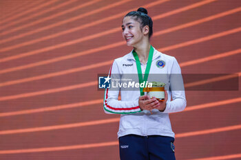 2024-05-26 - Sofia Raffaeli (ITA) gold medal at Finals Ball Senior during 40th European Rhythmic Gymnastics Championships Budapest 2024 at Papp Laszlo Budapest Sportarena, Budapest, Hungary on May 26, 2024 - 40TH EUROPEAN RHYTHMIC CHAMPIONSHIPS SENIOR INDIVIDUALS & GROUPS AND JUNIOR INDIVIDUALS - GYMNASTICS - OTHER SPORTS