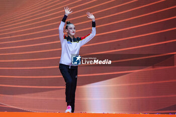 2024-05-26 - Darja Varfolomeev (GER) gold medal at  Finals Ribbon Senior during 40th European Rhythmic Gymnastics Championships Budapest 2024 at Papp Laszlo Budapest Sportarena, Budapest, Hungary on May 26, 2024 - 40TH EUROPEAN RHYTHMIC CHAMPIONSHIPS SENIOR INDIVIDUALS & GROUPS AND JUNIOR INDIVIDUALS - GYMNASTICS - OTHER SPORTS