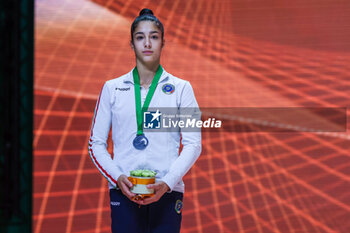 2024-05-26 - Sofia Raffaeli (ITA) silver medal at Finals Ribbon Senior during 40th European Rhythmic Gymnastics Championships Budapest 2024 at Papp Laszlo Budapest Sportarena, Budapest, Hungary on May 26, 2024 - 40TH EUROPEAN RHYTHMIC CHAMPIONSHIPS SENIOR INDIVIDUALS & GROUPS AND JUNIOR INDIVIDUALS - GYMNASTICS - OTHER SPORTS