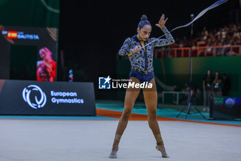 2024-05-26 - Alba Bautista (ESP) seen during 40th European Rhythmic Gymnastics Championships Budapest 2024 at Papp Laszlo Budapest Sportarena, Budapest, Hungary on May 26, 2024 - 40TH EUROPEAN RHYTHMIC CHAMPIONSHIPS SENIOR INDIVIDUALS & GROUPS AND JUNIOR INDIVIDUALS - GYMNASTICS - OTHER SPORTS