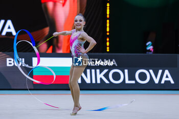 2024-05-26 - Stiliana Nikolova (BUL) seen during 40th European Rhythmic Gymnastics Championships Budapest 2024 at Papp Laszlo Budapest Sportarena, Budapest, Hungary on May 26, 2024 - 40TH EUROPEAN RHYTHMIC CHAMPIONSHIPS SENIOR INDIVIDUALS & GROUPS AND JUNIOR INDIVIDUALS - GYMNASTICS - OTHER SPORTS