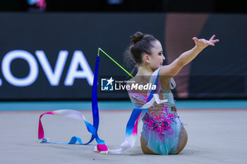 2024-05-26 - Stiliana Nikolova (BUL) seen during 40th European Rhythmic Gymnastics Championships Budapest 2024 at Papp Laszlo Budapest Sportarena, Budapest, Hungary on May 26, 2024 - 40TH EUROPEAN RHYTHMIC CHAMPIONSHIPS SENIOR INDIVIDUALS & GROUPS AND JUNIOR INDIVIDUALS - GYMNASTICS - OTHER SPORTS