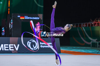 2024-05-26 - Darja Varfolomeev (GER) seen during 40th European Rhythmic Gymnastics Championships Budapest 2024 at Papp Laszlo Budapest Sportarena, Budapest, Hungary on May 26, 2024 - 40TH EUROPEAN RHYTHMIC CHAMPIONSHIPS SENIOR INDIVIDUALS & GROUPS AND JUNIOR INDIVIDUALS - GYMNASTICS - OTHER SPORTS