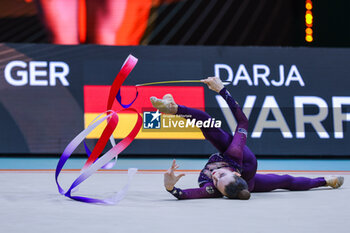 2024-05-26 - Darja Varfolomeev (GER) seen during 40th European Rhythmic Gymnastics Championships Budapest 2024 at Papp Laszlo Budapest Sportarena, Budapest, Hungary on May 26, 2024 - 40TH EUROPEAN RHYTHMIC CHAMPIONSHIPS SENIOR INDIVIDUALS & GROUPS AND JUNIOR INDIVIDUALS - GYMNASTICS - OTHER SPORTS