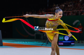 2024-05-26 - Fanni Pigniczki (HUN) seen during 40th European Rhythmic Gymnastics Championships Budapest 2024 at Papp Laszlo Budapest Sportarena, Budapest, Hungary on May 26, 2024 - 40TH EUROPEAN RHYTHMIC CHAMPIONSHIPS SENIOR INDIVIDUALS & GROUPS AND JUNIOR INDIVIDUALS - GYMNASTICS - OTHER SPORTS