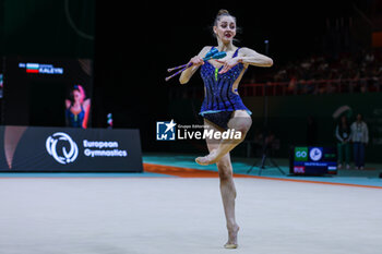 2024-05-26 - Boryana Kaleyn (BUL) seen during 40th European Rhythmic Gymnastics Championships Budapest 2024 at Papp Laszlo Budapest Sportarena, Budapest, Hungary on May 26, 2024 - 40TH EUROPEAN RHYTHMIC CHAMPIONSHIPS SENIOR INDIVIDUALS & GROUPS AND JUNIOR INDIVIDUALS - GYMNASTICS - OTHER SPORTS