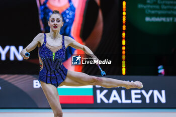 2024-05-26 - Boryana Kaleyn (BUL) seen during 40th European Rhythmic Gymnastics Championships Budapest 2024 at Papp Laszlo Budapest Sportarena, Budapest, Hungary on May 26, 2024 - 40TH EUROPEAN RHYTHMIC CHAMPIONSHIPS SENIOR INDIVIDUALS & GROUPS AND JUNIOR INDIVIDUALS - GYMNASTICS - OTHER SPORTS