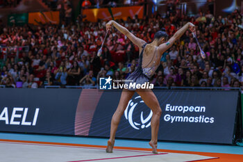 2024-05-26 - Sofia Raffaeli (ITA) seen during 40th European Rhythmic Gymnastics Championships Budapest 2024 at Papp Laszlo Budapest Sportarena, Budapest, Hungary on May 26, 2024 - 40TH EUROPEAN RHYTHMIC CHAMPIONSHIPS SENIOR INDIVIDUALS & GROUPS AND JUNIOR INDIVIDUALS - GYMNASTICS - OTHER SPORTS