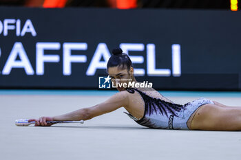 2024-05-26 - Sofia Raffaeli (ITA) seen during 40th European Rhythmic Gymnastics Championships Budapest 2024 at Papp Laszlo Budapest Sportarena, Budapest, Hungary on May 26, 2024 - 40TH EUROPEAN RHYTHMIC CHAMPIONSHIPS SENIOR INDIVIDUALS & GROUPS AND JUNIOR INDIVIDUALS - GYMNASTICS - OTHER SPORTS