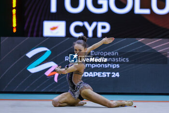 2024-05-26 - Vera Tugolukova (CYP) seen during 40th European Rhythmic Gymnastics Championships Budapest 2024 at Papp Laszlo Budapest Sportarena, Budapest, Hungary on May 26, 2024 - 40TH EUROPEAN RHYTHMIC CHAMPIONSHIPS SENIOR INDIVIDUALS & GROUPS AND JUNIOR INDIVIDUALS - GYMNASTICS - OTHER SPORTS