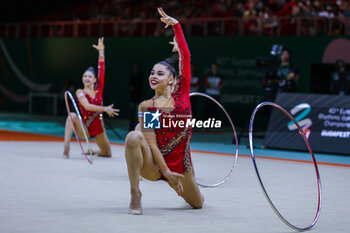 2024-05-26 - Germany group team seen during 40th European Rhythmic Gymnastics Championships Budapest 2024 at Papp Laszlo Budapest Sportarena, Budapest, Hungary on May 26, 2024 - 40TH EUROPEAN RHYTHMIC CHAMPIONSHIPS SENIOR INDIVIDUALS & GROUPS AND JUNIOR INDIVIDUALS - GYMNASTICS - OTHER SPORTS