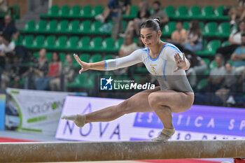 2024-07-05 - Manila Esposito (Fiamme Oro) - during the competition with Women's Balance Beam - CAMPIONATI NAZIONALI ASSOLUTI GINNASTICA ARTISTICA - GYMNASTICS - OTHER SPORTS