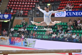 2024-07-05 - Manila Esposito (Fiamme Oro) - during the competition with Women's Balance Beam - CAMPIONATI NAZIONALI ASSOLUTI GINNASTICA ARTISTICA - GYMNASTICS - OTHER SPORTS