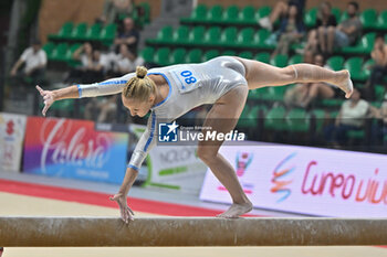 2024-07-05 - Martina Maggio (Fiamme Oro) - during the competition with Women's Balance Beam - CAMPIONATI NAZIONALI ASSOLUTI GINNASTICA ARTISTICA - GYMNASTICS - OTHER SPORTS